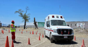 En Puebla Cruz Roja concluye curso nacional de conducción de vehículos de emergencia.