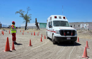 En Puebla Cruz Roja concluye curso nacional de conducción de vehículos de emergencia.
