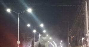 Por intento de robo a iglesia bloquean tramo de la carretera federal México-Puebla