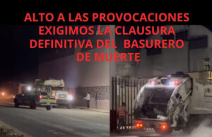 Coronango desafía a manifestantes y deja basura en relleno sanitario