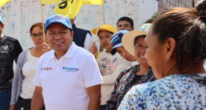 Filomeno Sarmiento recorre juntas auxiliares de Cuautlancingo
