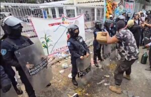 Para evitar confrotaciones, SSP exige a manifestantes respetar a policías estatales