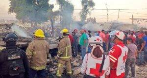 Explota polvorín clandestino en Texmelucan, deja tres fallecidos