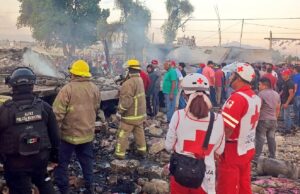 Explota polvorín clandestino en Texmelucan, deja tres fallecidos