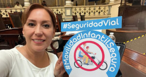 Lupita Leal presenta iniciativa para prohibir a menores de 12 años viajar motocicleta
