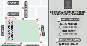 ¡Atención!, el 28 y 29 de mayo habrá cierres viales en San Pedro Cholula