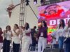 Festejamos con cholultecas que nos dieron el voto de confianza