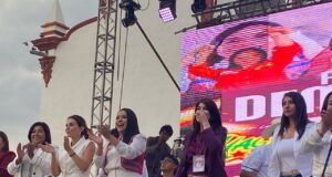 Festejamos con cholultecas que nos dieron el voto de confianza