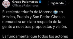 Vía redes, morenistas apoyan a Tonantzin Fernández