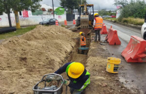 Agua de Puebla construye nuevo colector y red pluvial en la zona de Chapulco