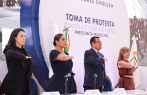 Lupita Cuautle rinde protesta como presidenta municipal de San Andrés Cholula
