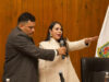 Tonantzin Fernández toma protesta como presidenta constitucional de San Pedro Cholula