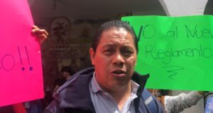 Locatarios echan abajo nuevo reglamento de tianguis y mercados en San Pedro Cholula