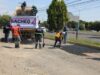 Lupita Cuautle arranca bacheo emergente en San Andrés Cholula
