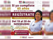 Quedan dos días para registrarse a la Pensión de Adultos Mayores