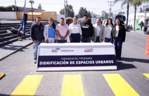 Refuerza Lupita Cuautle dignificación de espacios urbanos en San Andrés Cholula