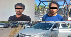 Recuperan vehículo robado y aseguran armas en operación conjunta entre Cuautlancingo y Puebla