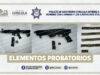 Policía de San Pedro Cholula detiene a hombre con 2 armas y 216 cartuchos útiles