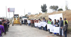 Omar Muñoz da banderazo de inicio a obra sobre el Periférico Ecológico