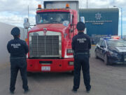 Policía de Coronango recupera tráiler robado en el EdoMex