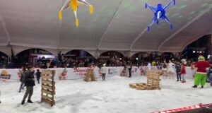 Este viernes, pista de hielo estará funcionando en Cuautlancingo