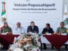 Alejandro Armenta supervisa rutas de evacuación del Popocatépetl