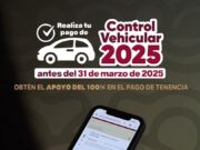 Hoy inicia pago del Control Vehicular 2025