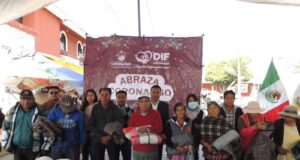 Un total de 2 mil 100 adultos mayores reciben “Abraza Coronango”