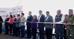 En Coronango, autoridades inauguran el Distribuidor Vial Puebla-Tlaxcala