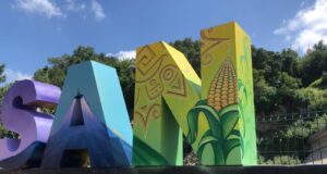 Renuevan imagen de letras de San Pedro Cholula