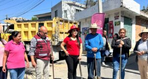 Pasos firmes en el bacheo en San Pedro Cholula