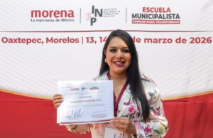 Tonantzin Fernández participa en la Escuela Municipalista de Morena