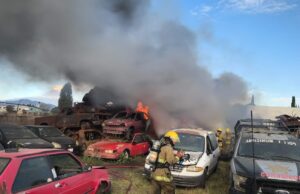 Un total de 59 vehículos resultaron siniestrados en Cuautlancingo.