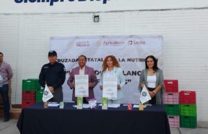 Programa de Leche para el Bienestar beneficia a las familias de 3 mil 800 Policías Auxiliares de Puebla.