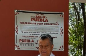 Ray Cuautli inaugura obra comunitaria en bachillerato de Cholula