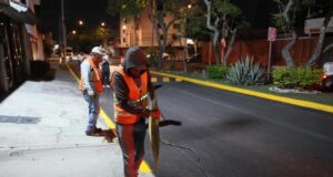 Avance del 55 por ciento en pavimentación de la 20 sur