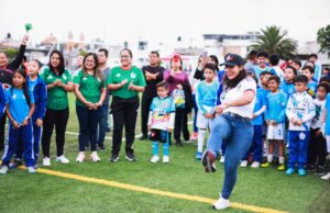 Lupita Cuautle encabezó la inauguración del Torneo Infantil “Copa San Andrés”
