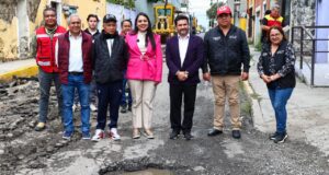 Avanza modernización en SPC, con pavimentación de la 10 oriente