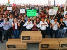 Entrega Tonantzin Fernández 2 mil calentadores