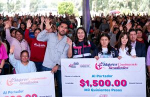 Mil 400 mujeres reciben respaldo de Lupita Cuautle
