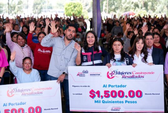 Mil 400 mujeres reciben respaldo de Lupita Cuautle