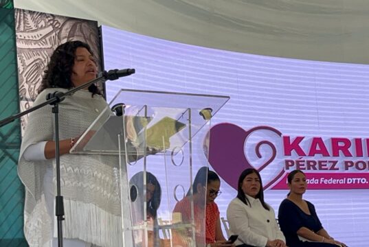 Karina Pérez Popoca rompe el molde en San Lázaro: presume trabajo en territorio y descarta reelección