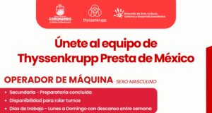 Habrá vacantes de empleo en Coronango