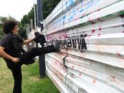 Causan daños en obras del Cablebús durante marcha del 2 de octubre