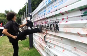 Causan daños en obras del Cablebús durante marcha del 2 de octubre